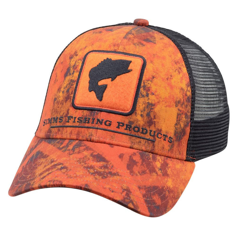 Simms Bass Icon Trucker Cap, velocity 