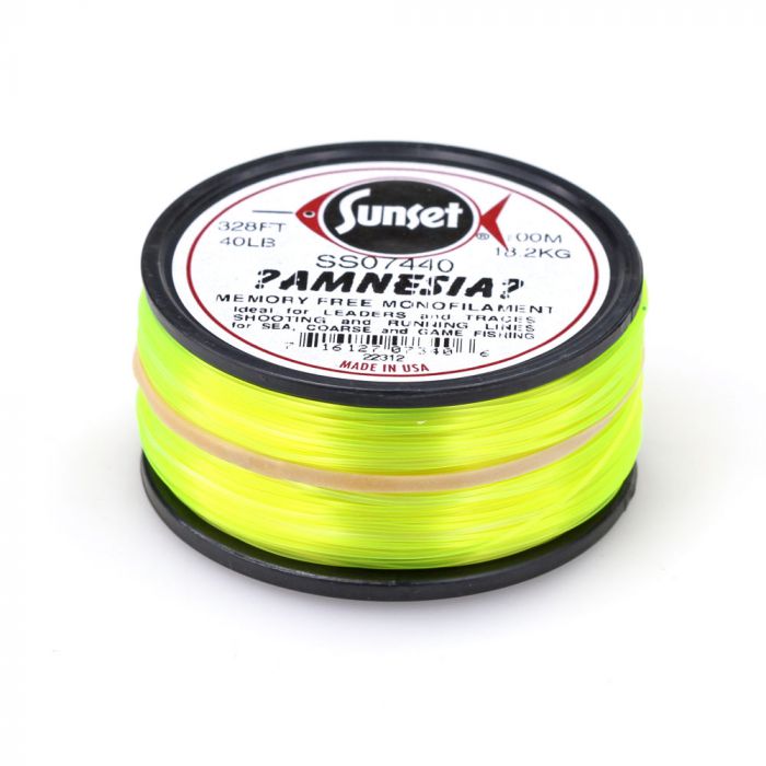 Amnesia Shooting Mono 40lb, fluo. grün, Fliegenfischen