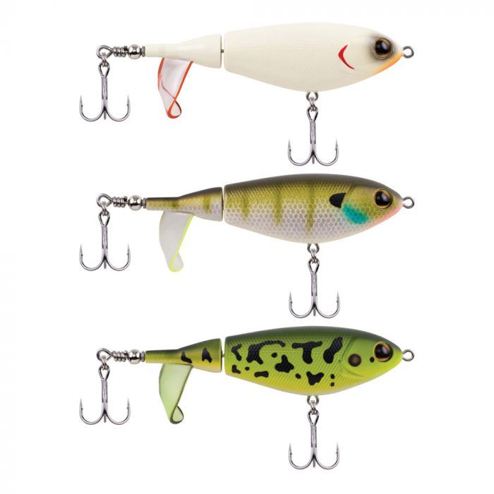 Berkley Choppo 90 Bass Surface Lure 3 2/7" 1/2oz Rattles Ghost White - Foto 4