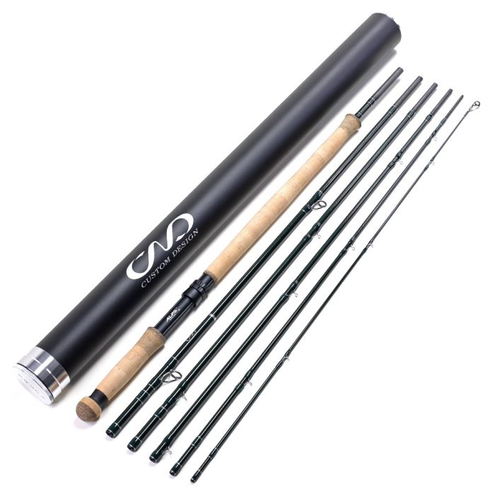 CND Gravity Voyager Double Handed Travel Fly Rods, 6 pcs.