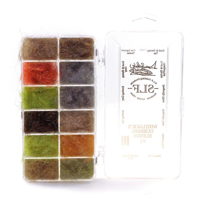 Whitlock´s Dubbing Blends #2 Dispenser 12 Farben SLF Dubbing Blends #2