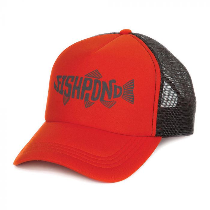 Fishpond Pescado Foam Trucker Cap, cutthroat orange