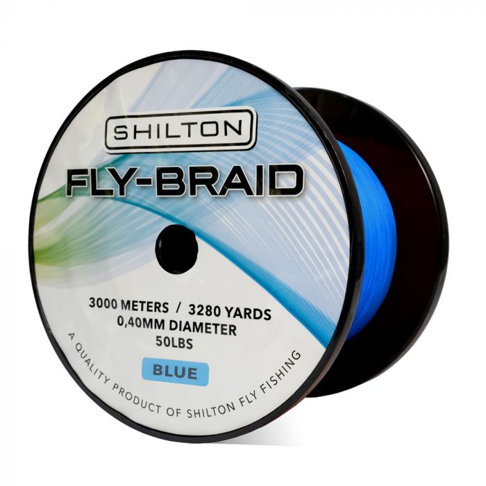 Shilton FLY-X Backing / Bulk Spool, blue, Fly Fishing