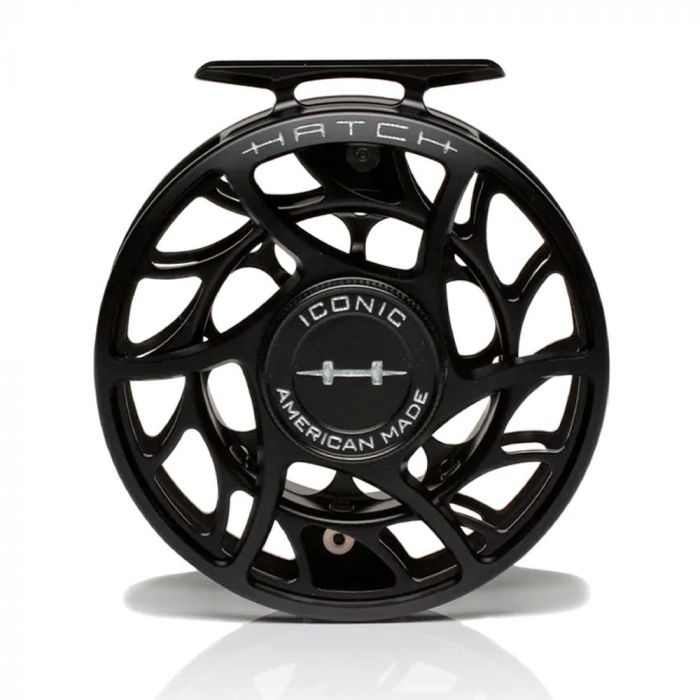 Hatch Iconic Fly Reel, black / silver, Fly Fishing