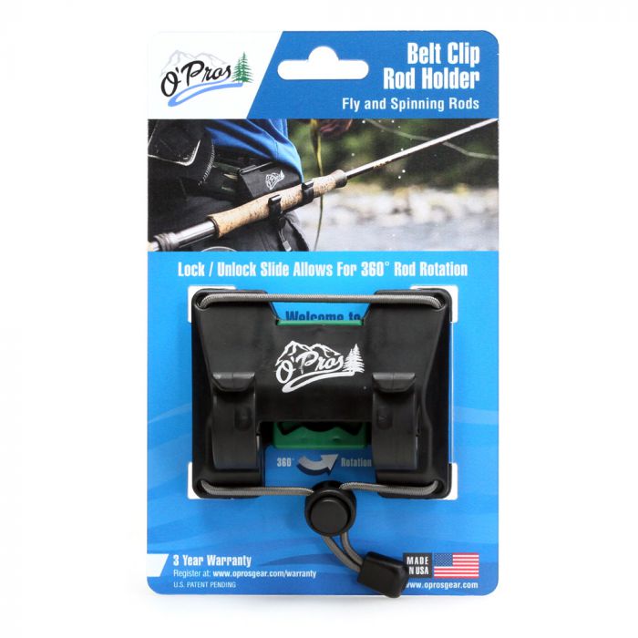O'Pros 3rd Hand Rod Holder with Slide Lock, Fly Fishing
