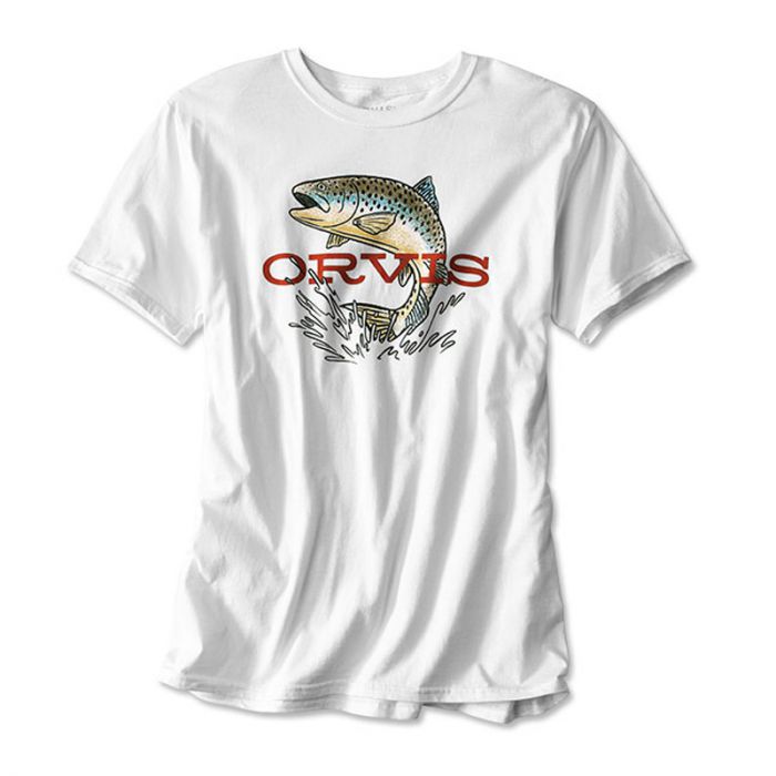 Orvis Early Rise Logo Tee, white