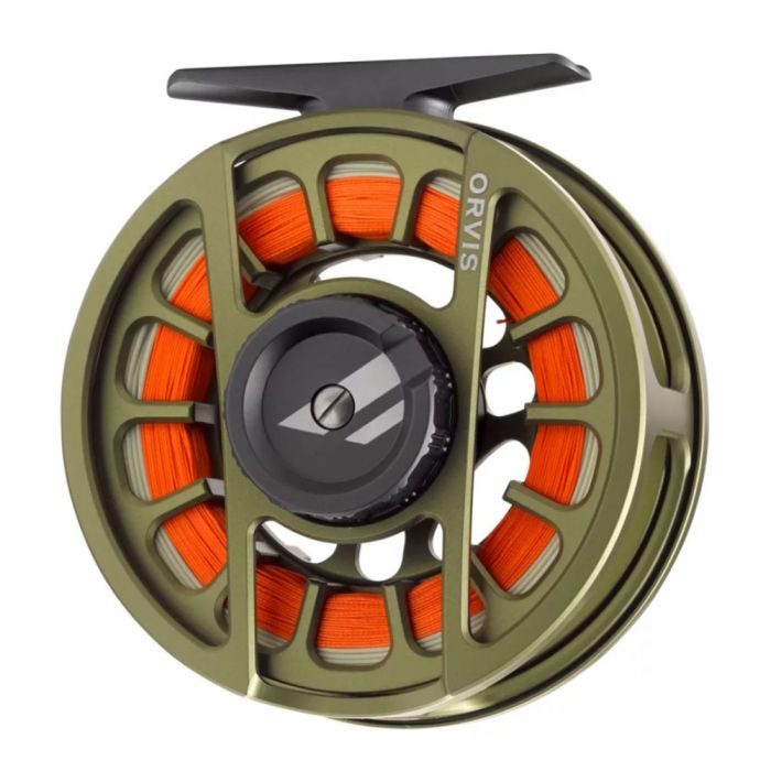 Orvis Hydros II Euro Fly Reel, matte olive - Mulinello, pesca a mosca