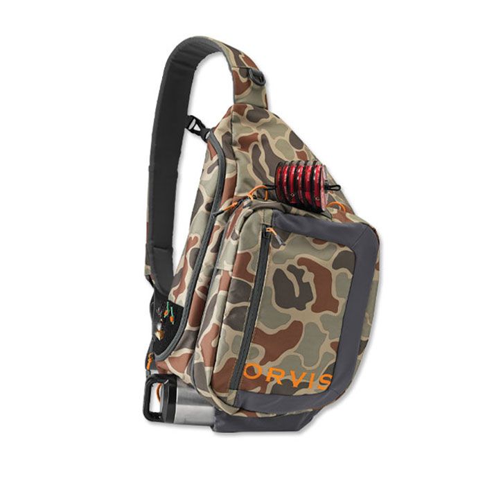 Orvis Safe Passage Guide Sling Pack, brown camo