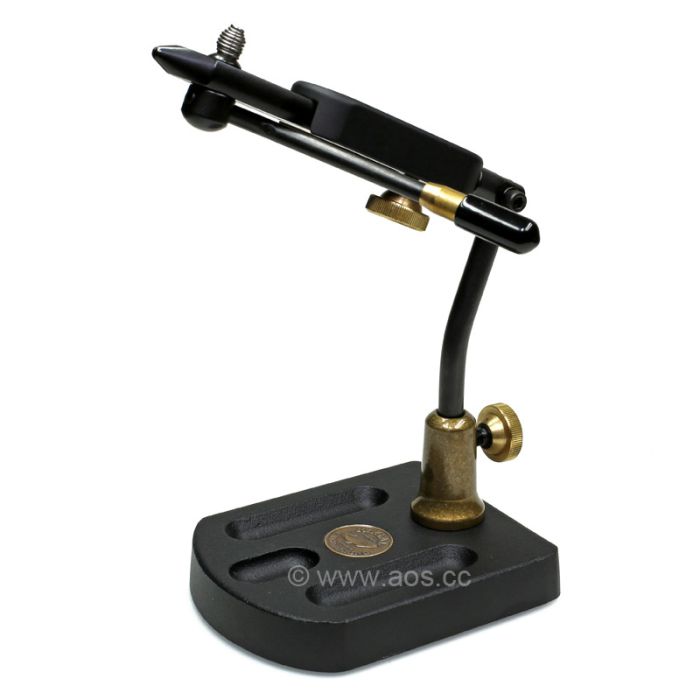 Fly Tying Vise Aluminium Costruito con Rotary Desk C Morsetto Tasca Formato da Viaggio Esche da Pesca a Mosca per Fabbricazione