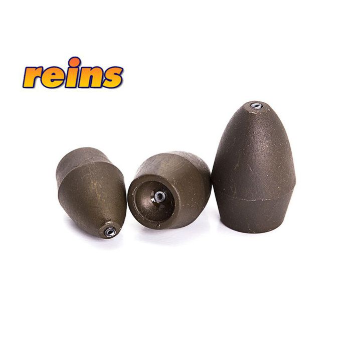 Reins Tungsten Slip Sinker, green pumpkin