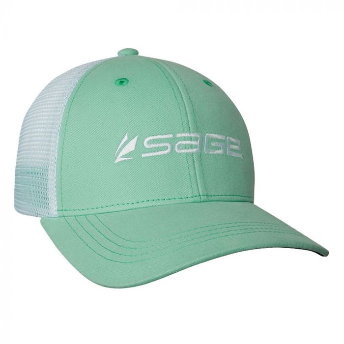Sage Mesh Back Hat Trucker Cap, teal