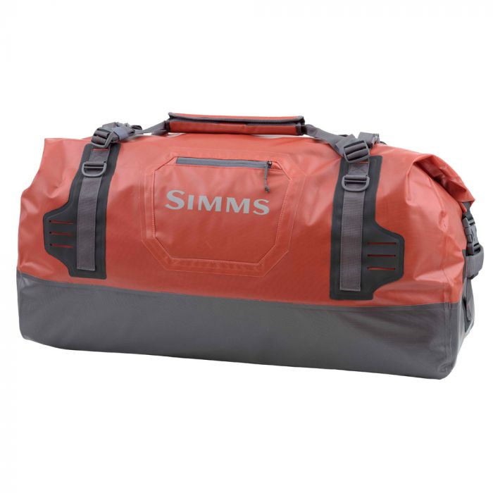 Simms Dry Creek Duffel Bag, bright orange, Large