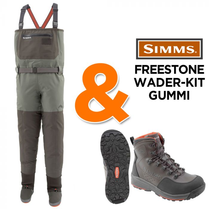 Simms Freestone Wading Kit (Waders + Wading Boots)
