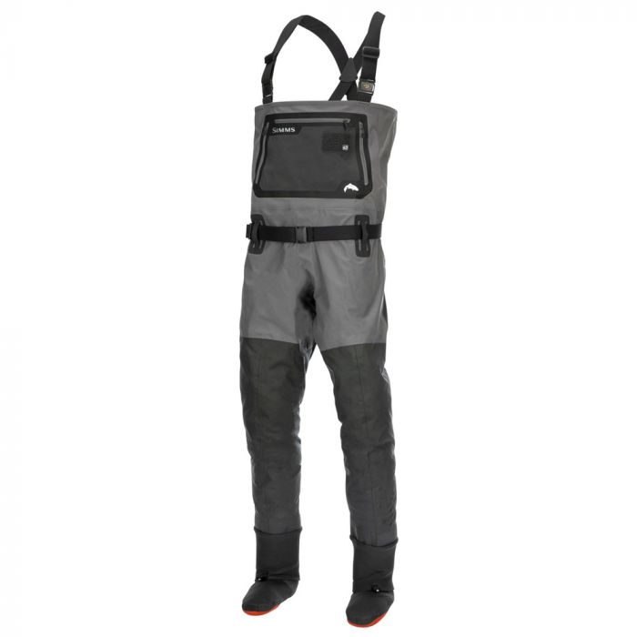 Simms G3 Guide Stockingfoots Gore-Tex Waders, shadow green, Fly