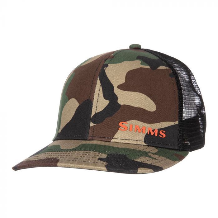 Simms ID Trucker Cap, CX woodland camo