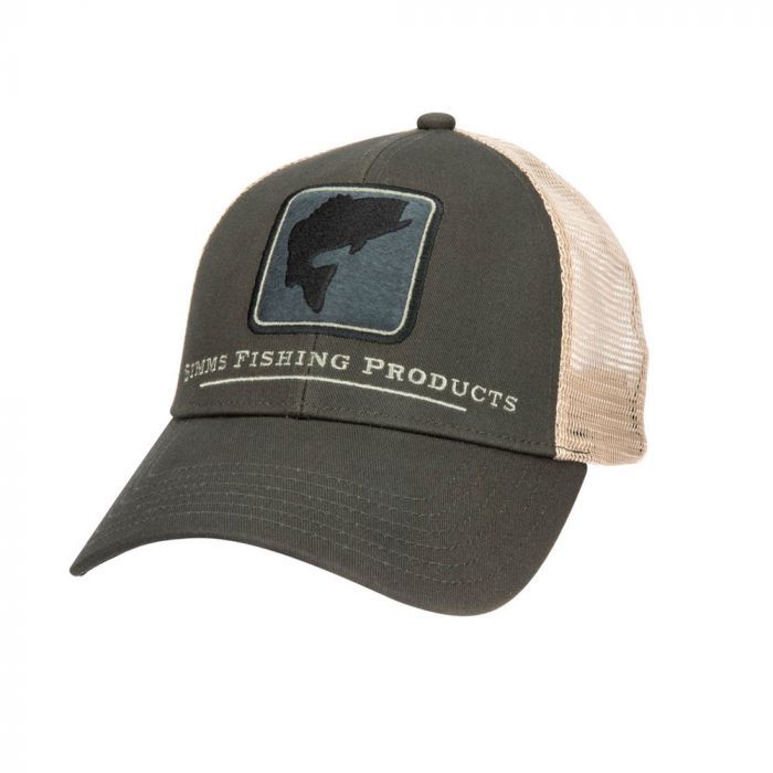 Simms Bass Icon Trucker Cap, foliage