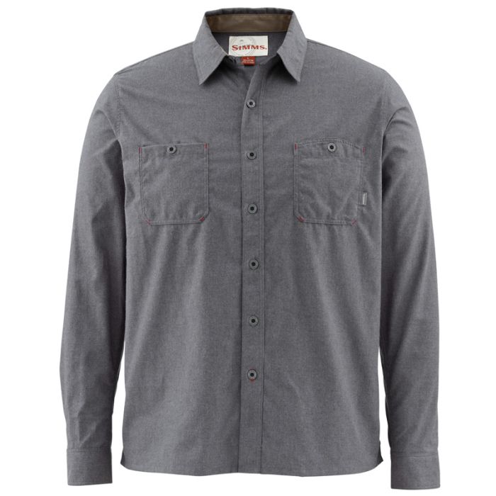 Simms BLACK/'S FORD Flannel Shirt ~ Nightfall NEW ~ Size Large ~ CLOSEOUT