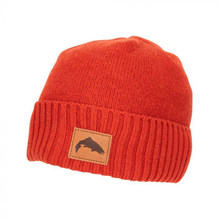 Simms Dockwear Wool Beanie, Simms Orange