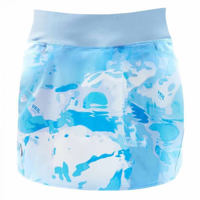 Simms Womens Guide Skort, cloud camo blue