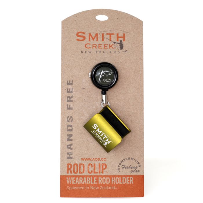 Smith Creek Rod Holder with zinger, moss