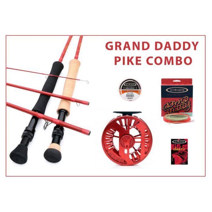 Vision Grand Daddy Pike Combo - Rute, Rolle & Schnur Set