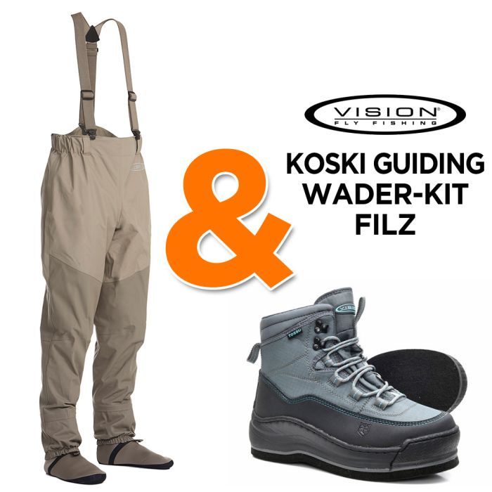 Vision Koski Guiding Wading Kit (Koski Waders + Tossu Wading Boots