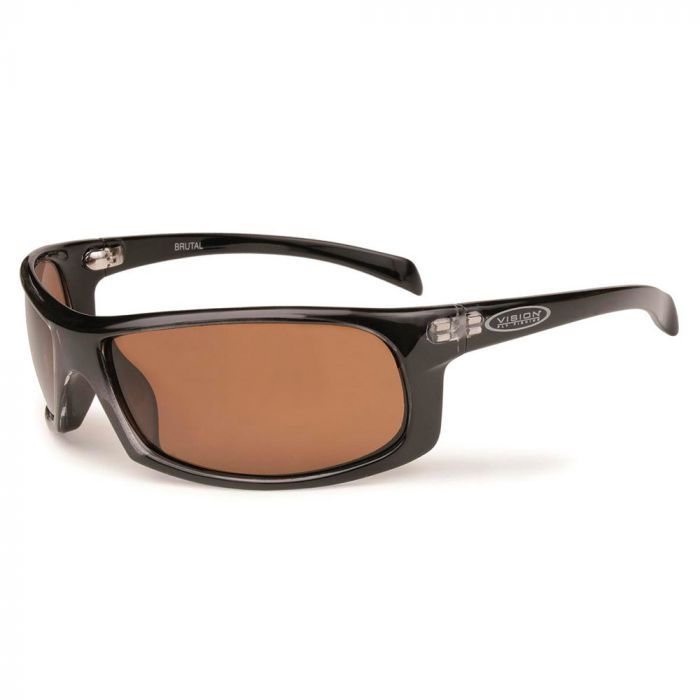 Occhiali polar Vision Polarflite Brutal Polarized Sunglasses, brown