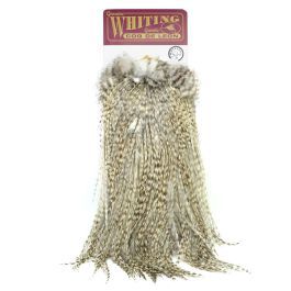 Whiting Coq De Leon Rooster Saddle, Silver Grade, Fly Tying