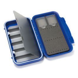 C&F CF-3406H waterproof Tube Fly Box, blue