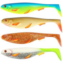 5 Esche Wobbler Artificiali Per Luccio E Persico - Set Esche Da Pesca Con Ganci Inox E Occhi 3D - 2
