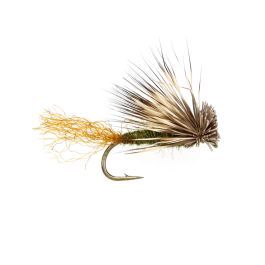 2 Mosche Da Pesca A Mosca Secca – TENT WING CADDIS Taglia 12 – Esche Per Trota E Temolo
