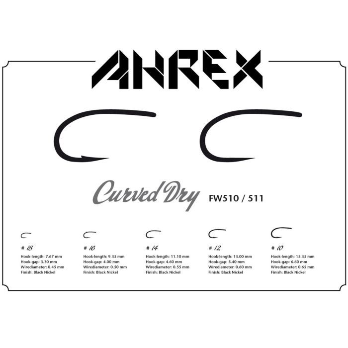 Ganci Da Legatura Ahrex Trota Curva Secca Fw511 24 Per Confezione Per