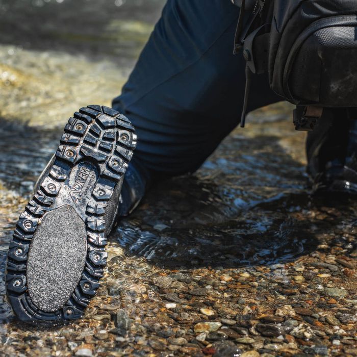 Andrew Creek Dark V2 Wading Boot, Wet Grip Felt Sole, Fly Fishing