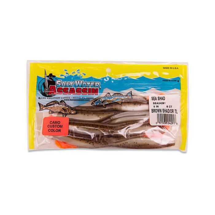 Bass Assassin Sea Shad 5" Soft Baits Bass Assassin Sea Shad 5" Soft Baits