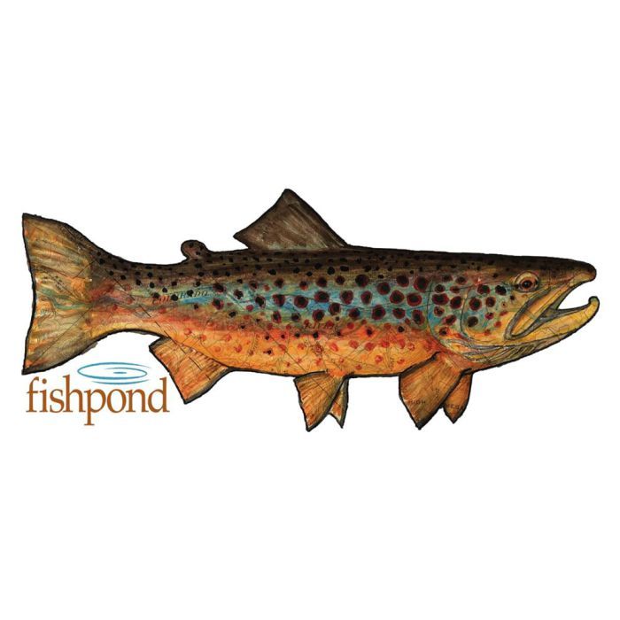 Fishpond Local Sticker, Pesca a mosca