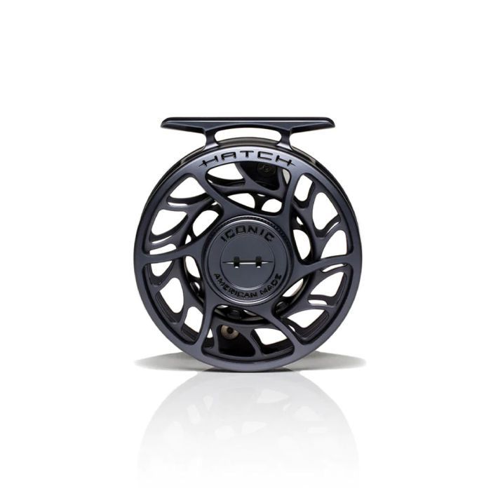 Hatch Iconic Fly Reel, gray / black, Fly Fishing