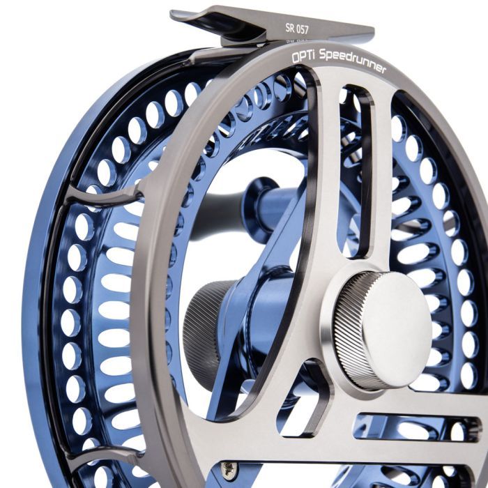 Loop OPTi Speedrunner Fly Reel, Arctic Blue, Fly Fishing