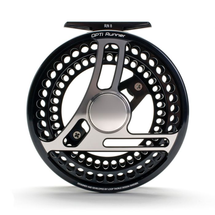 LOOP OPTI Runner フライリール Loop OPTi Runner, Black - Fly Reel, Fly Fishing