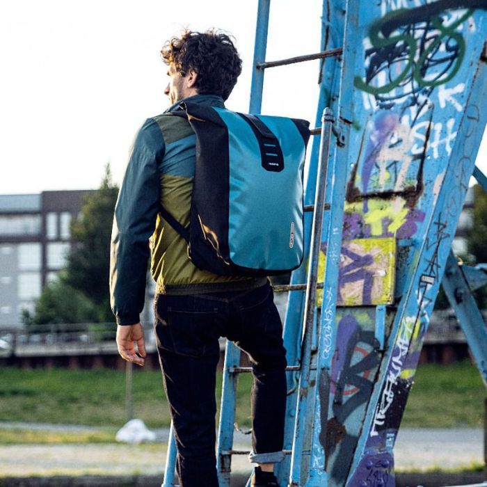 Ortlieb Velocity Backpack 29L, black, Pesca a mosca