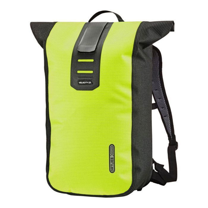 Ortlieb Velocity High-Visibility Backpack 23L, neon yellow/black