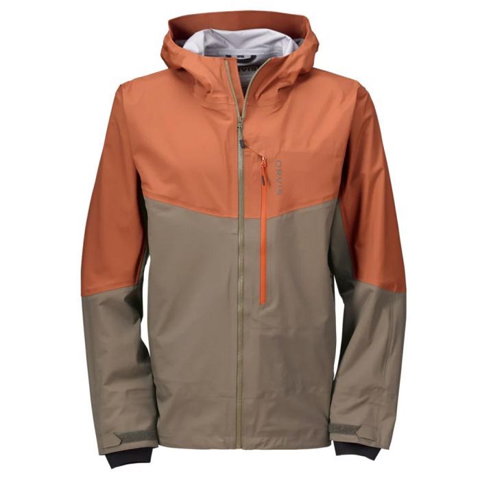 Orvis Mens Ultralight Wading Jacket, rust
