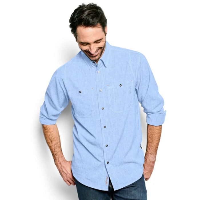 Orvis Tech Chambray Work Shirt - Tall ORVIS - Tech Chambray Work Shirt