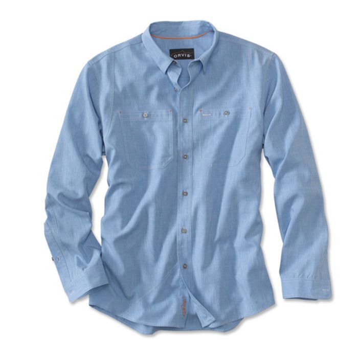 Orvis Tech Chambray Work Shirt - Tall ORVIS - Tech Chambray Work Shirt
