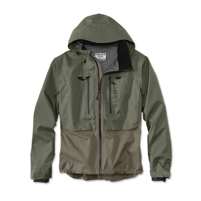 Orvis PRO Wading Jacket ベージュ/グレー Orvis Men's Pro Wading Jacket-BigYFlyCo.com — Big Y Fly Co