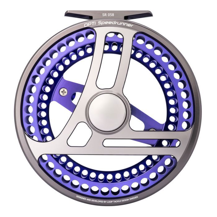 Loop OPTi Speedrunner Fly Reel, Twilight Violet, Fly Fishing