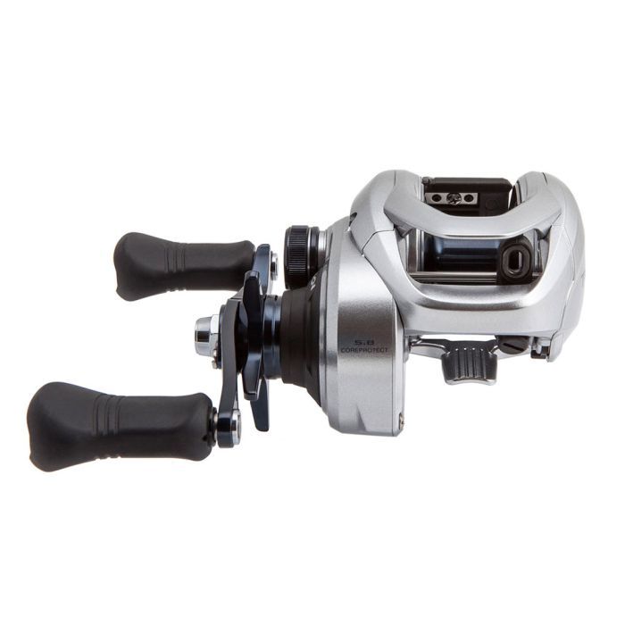 Shimano Tranx 201 A HG Baitcast Reel, left handle