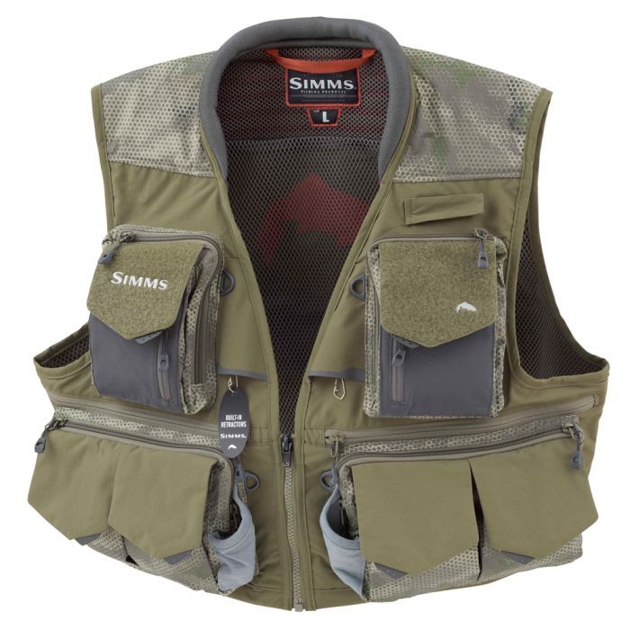 SIMMS ガイドベスト　サイズUS-M HEX FLO CAMO LODEN simms-guide-vest-hex-camo-