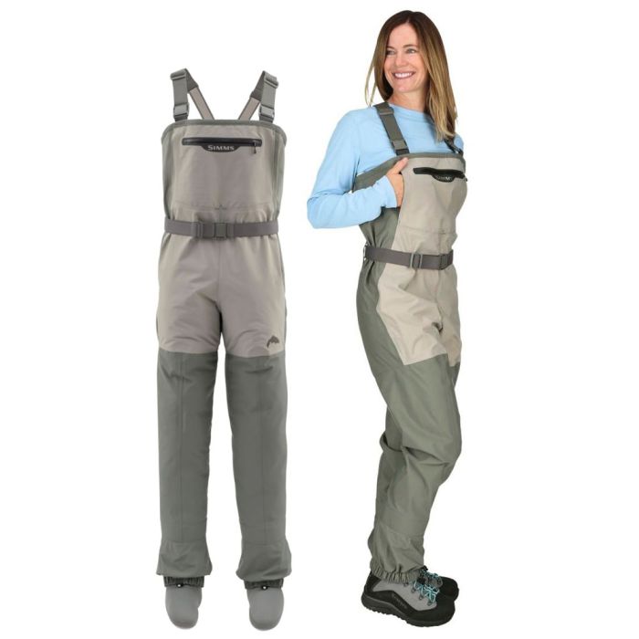 Simms Womens Freestone Stockingfoot Waders 2019, striker grey