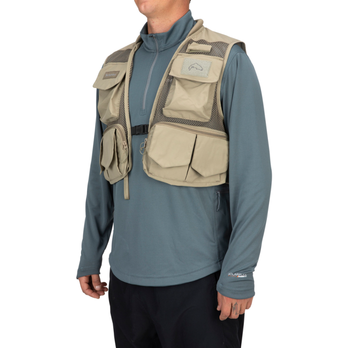 Simms Tributary Fly Vest, tan