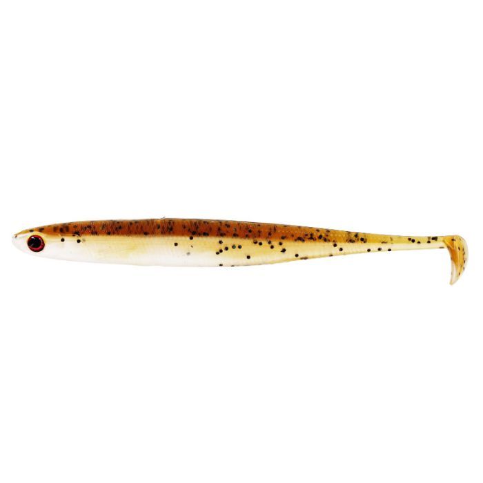 Esca In Gomma Westin Kickteez Shadtail Fireflash | 15 Cm | Pesce Artificiale Per Luccio E Lucioperca